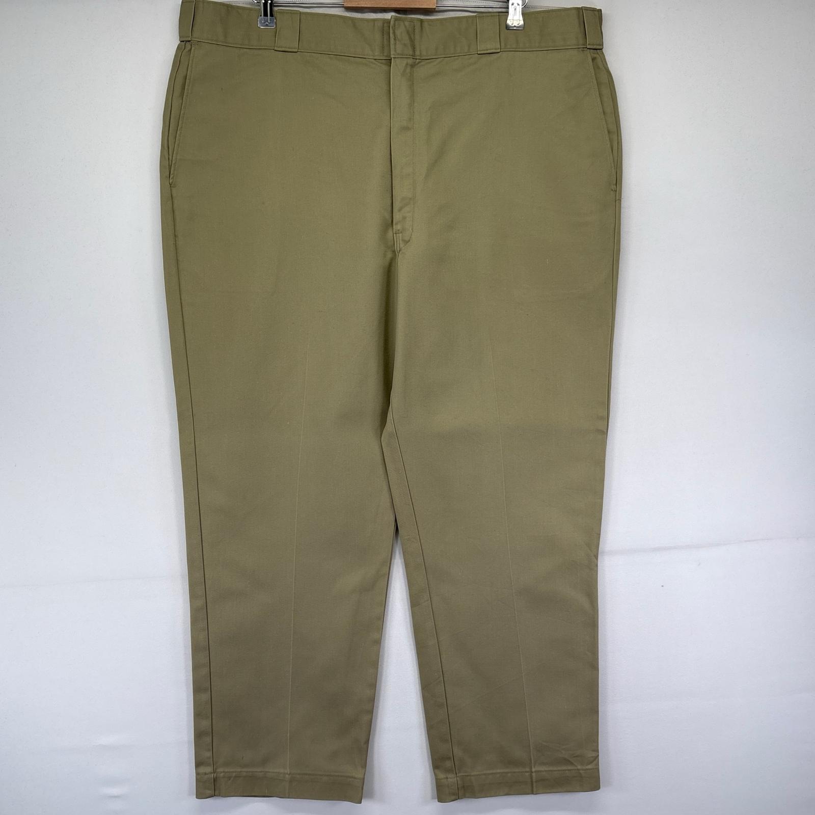 古着 80s/80年代 ヴィンテージ USA製 パンツ 874 ワークパンツ チノパン チビタグ W44 L30 ベージュ系 メンズ