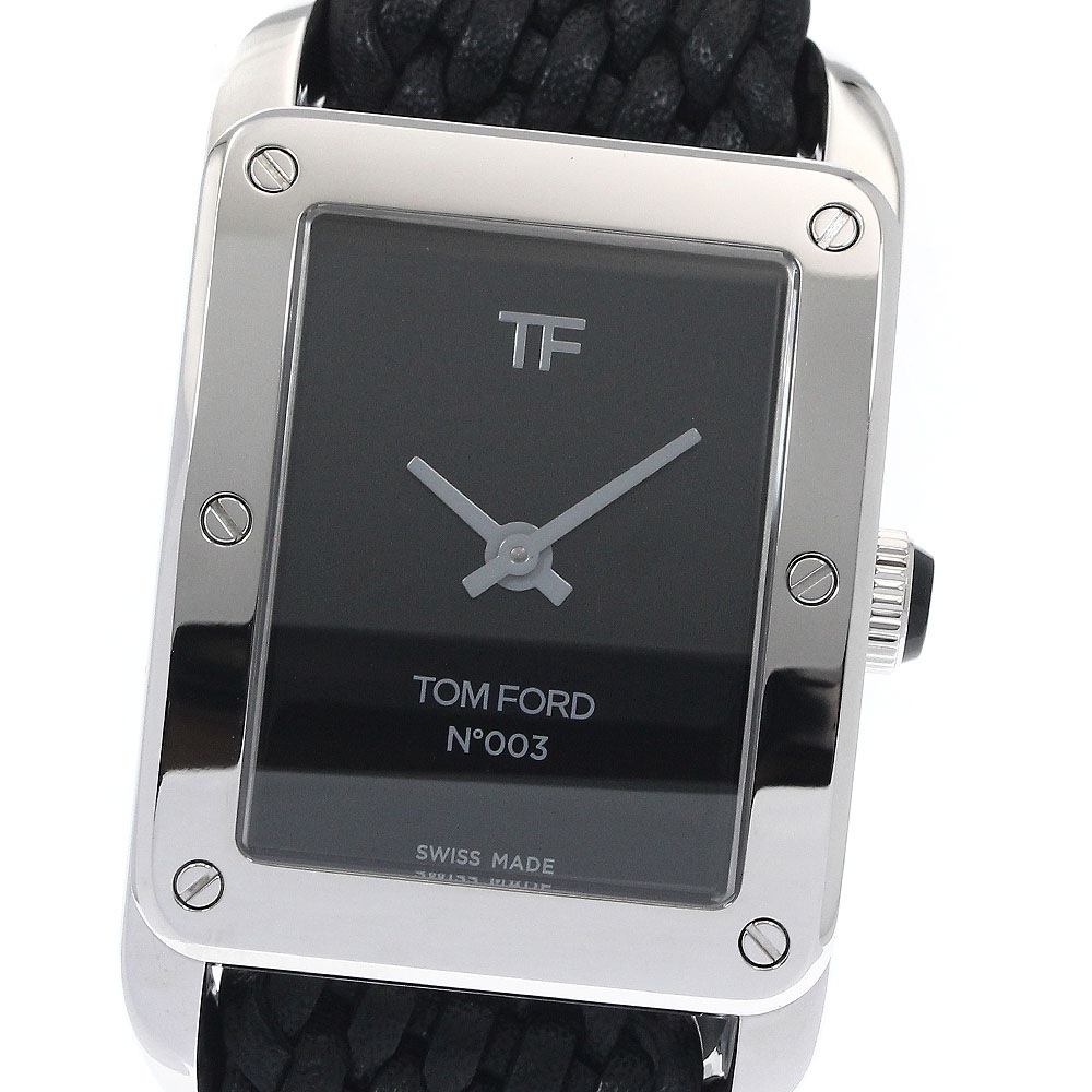 トムフォード TOM FORD TFT003001 N.003 クォーツ メンズ 未使用品 箱・保証書付き_900175【中古】