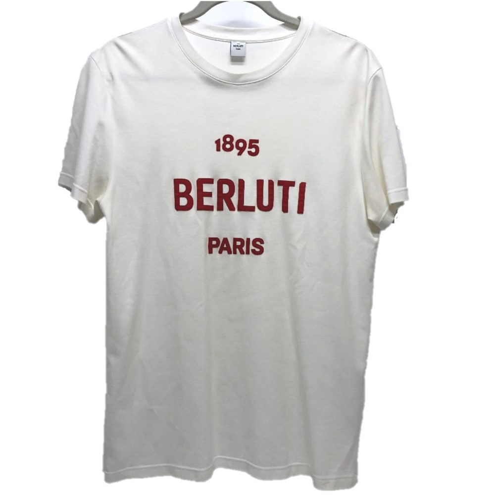 送料無料 通販 ファッション Berluti ベルルッティ 半袖Tシャツ 日本限定 ロゴ トップス Tシャツ(半袖+袖なし)