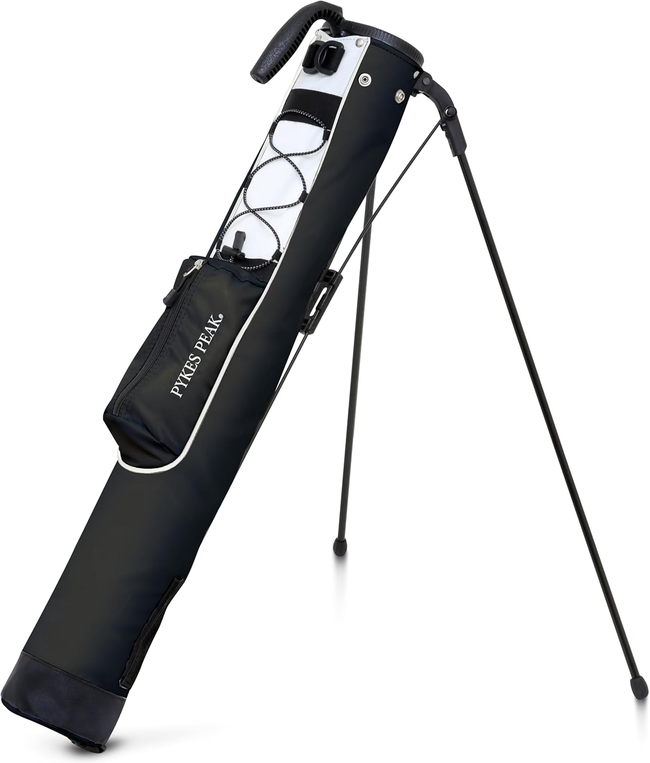 PYKES PEAK（パイクスピーク）ゴルフ スタンドバッグ【軽量 980g 全20色】セルフスタンド クラブケース ゴルフバッグ キャディバッグ サブバッグ フード付き 7本収納 メンズ レディース