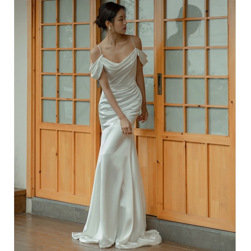 パーティードレス大人気 2025新商品 高級感 気質 花嫁ロングドレス 成人式 ドレス 演奏会 卒業式 ドレス 結婚式ワンピース ウェディングドレス ロングドレス55