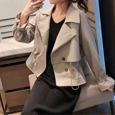 2color レディース アウター コート 袖あり 長袖 Vネック 襟付き セミフレア 裾フレア ウ 4,978円