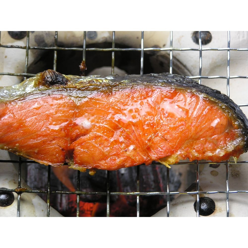 （グルメギフト）下関唐戸市場/林商店 天然紅鮭厚切 8切セット