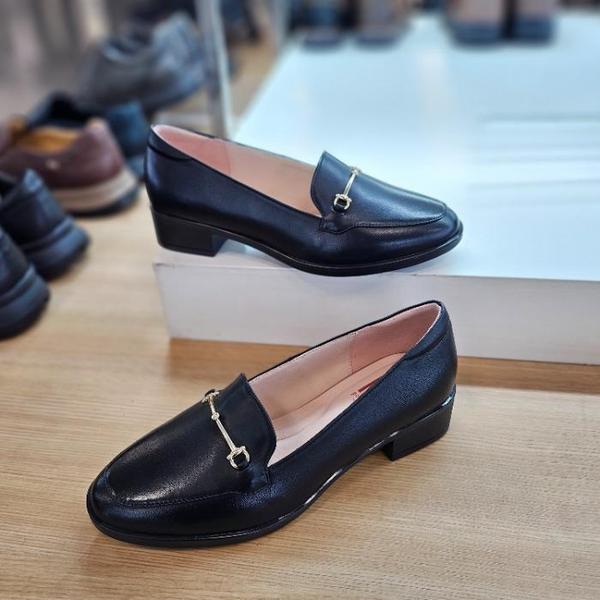 HC12 女性ラムスキンローファーヒール3cm 女性セミフォーマルラムスキンローファー (S44817357)