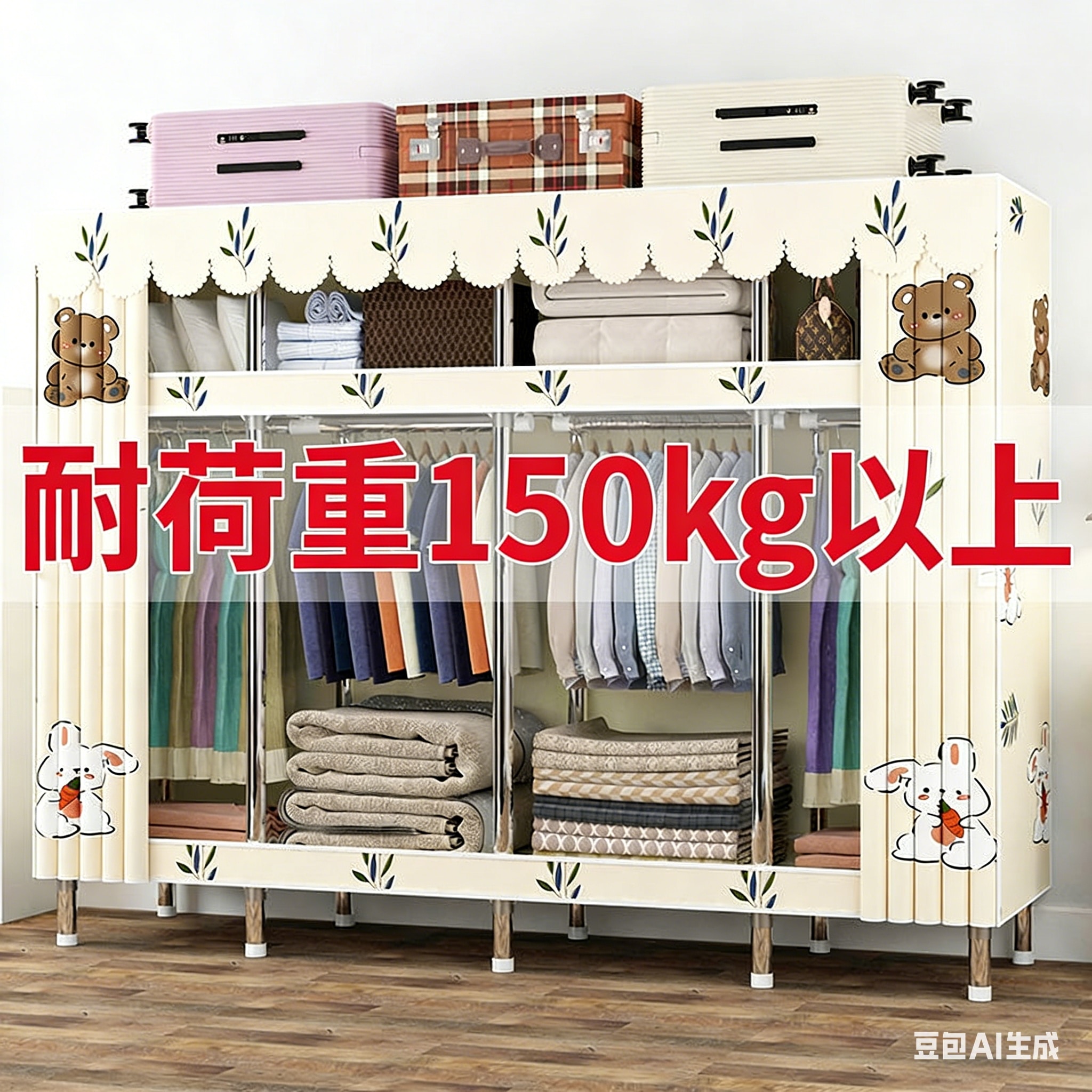 ワードローブ おしゃれ 空間収納