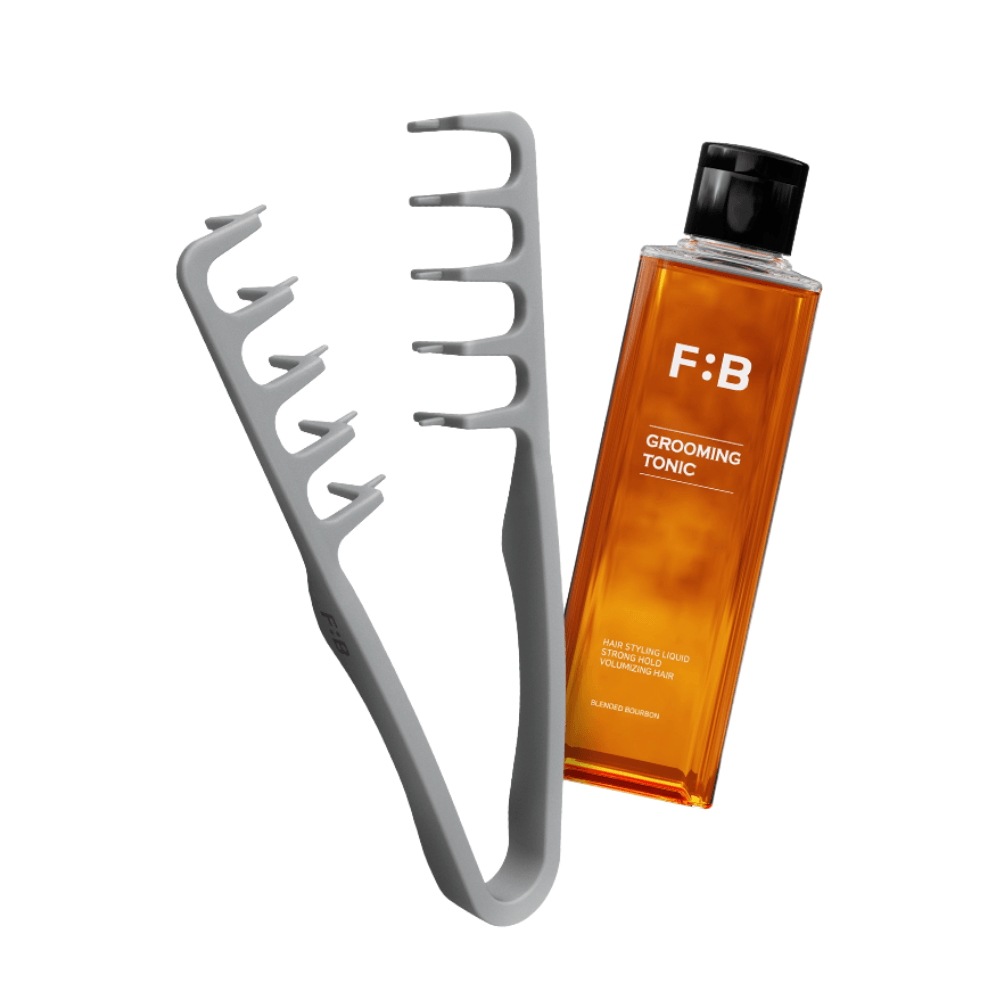男性ヘアブラシ + グルーミングトニック 220ml / 前髪ボリューム / シャドウパーマスタイリング / 美容室 / メンズコスメ / メンズヘア / ヘアケア / 韓国コスメ / ウォーターワッ