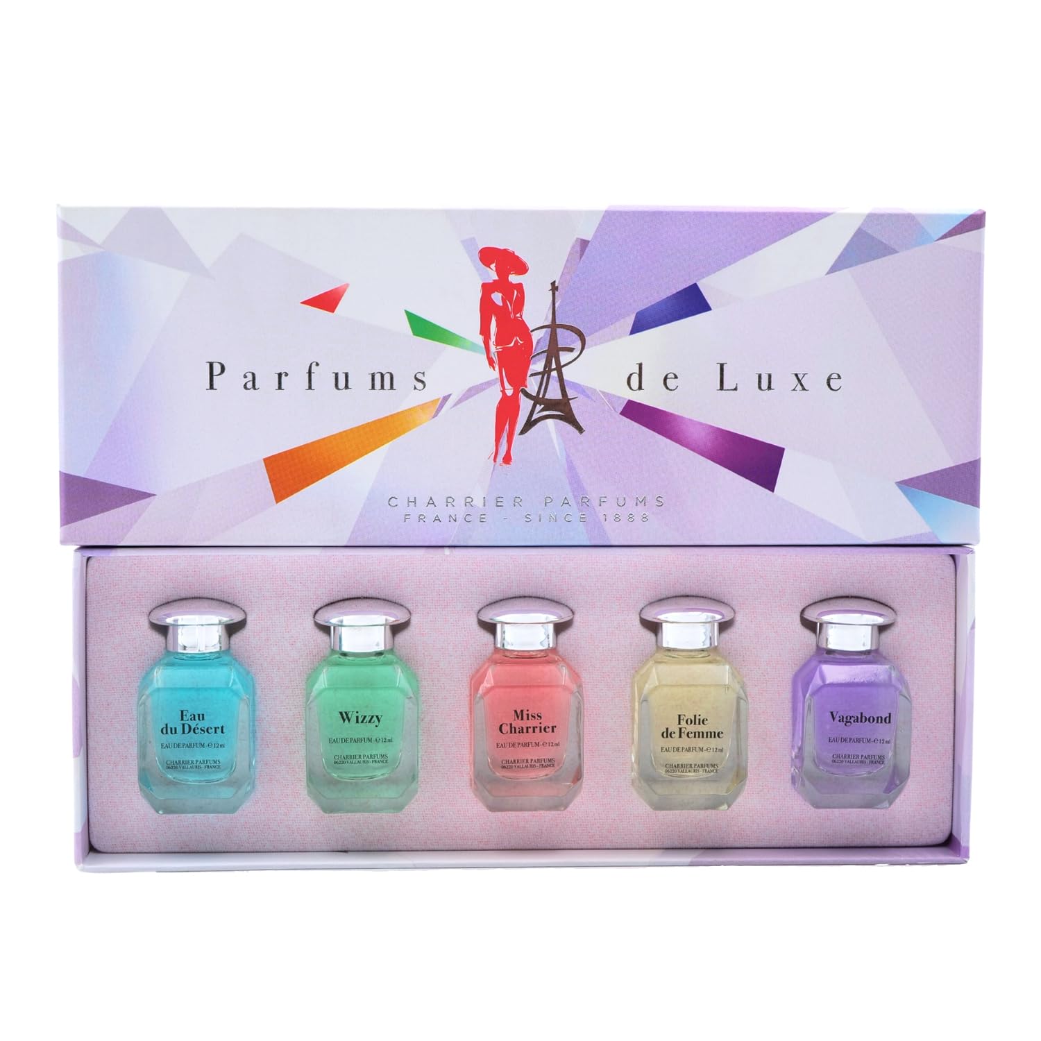 シャリエ パルファム ザ パフューム フロム フランス 【カラー コレクション】ミニ香水 EDP 5本セット フランス製