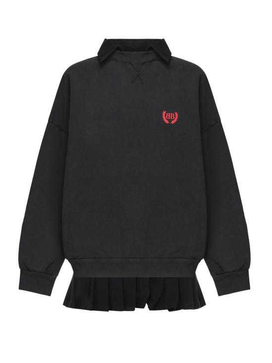 BALENCIAGA Women Sweater 837035 TSVC61041 Washed Black