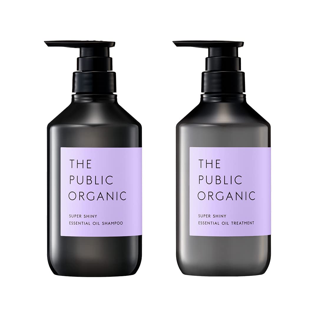 ザ パブリック オーガニック シャンプー & トリートメント ボトル セット【スーパー シャイニー】［ツヤ 保湿］ ベストコスメ 480mL + 480mL アミノ酸 アロマ 精油 無添加 ヘアケア 4,160円