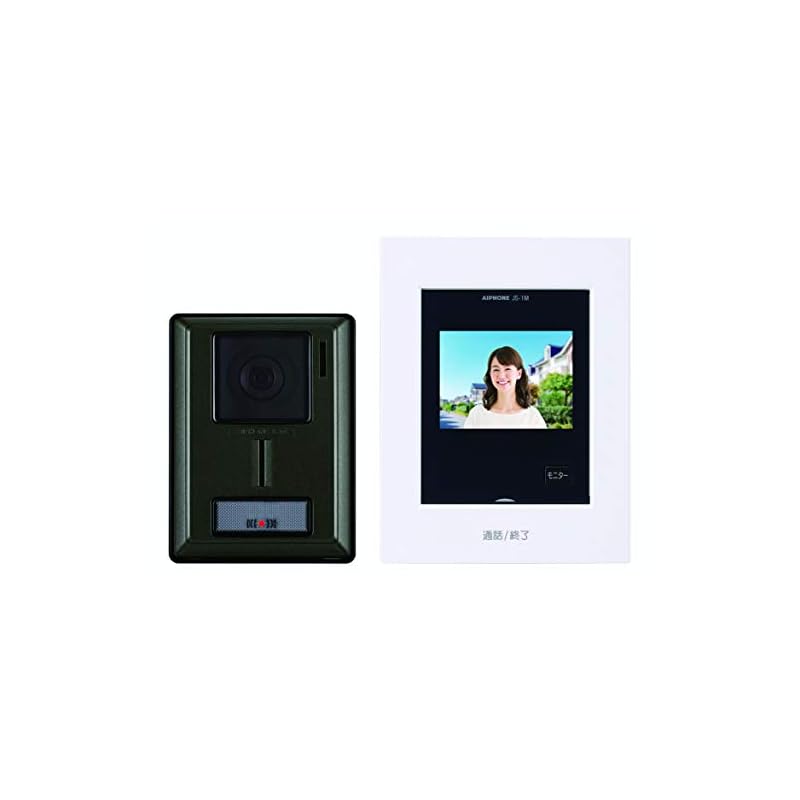 アイホン ドアホン インターホン カメラ付き玄関子機 モニター付き親機 わかりやすい画面表示 カメラレンズ調整可能 AC電源プラグ式 有線 無線 ZA-TD1
