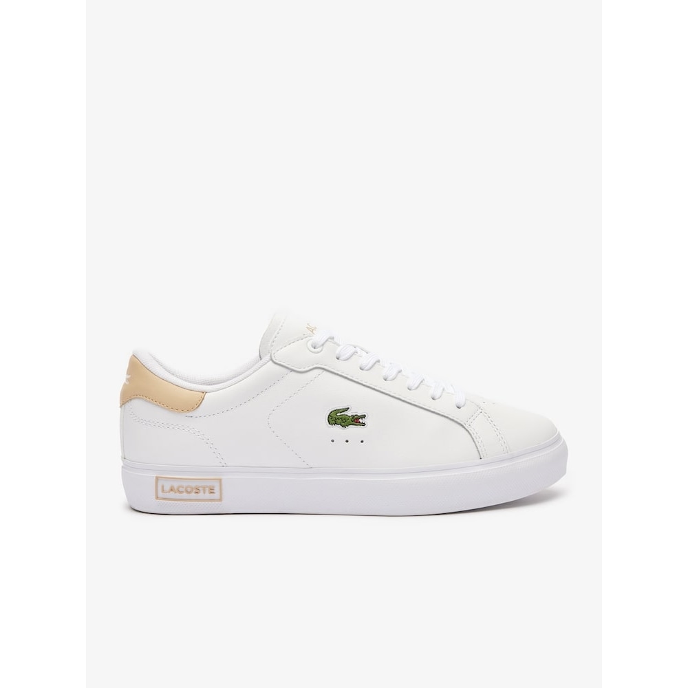 LACOSTE [オンラインのみ] 女性用パワーコート (パワーコート) ロゴタングレザースニーカー RZ0071W54G 2J8 Q2NRZ0071W54G2J8
