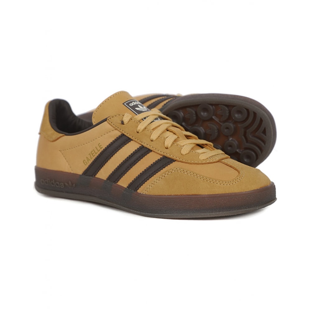 アディダス Gazelle インドアスニーカーオーツダークブラウン