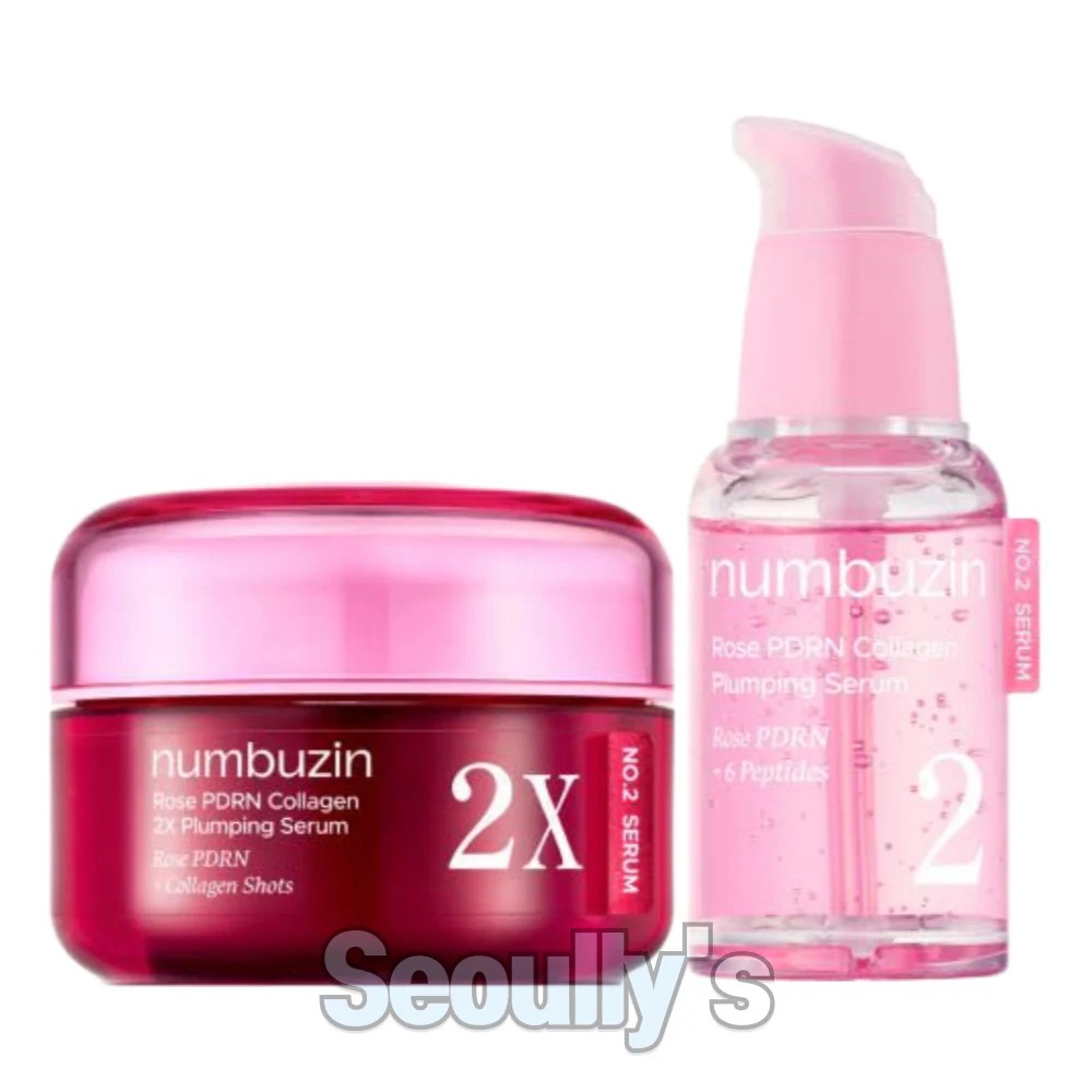 2番 ローズPDRN コラーゲン プランピング セラム 美容液 2種セット (デイリーケア 30ml + スペシャルケア 2X 30ml) 4,589円