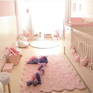 子会社のゲームマットカーペット ラグ カーペット 洗える オールシーズン 150*110cm 防ダニ ラグマット 滑り止め付 マット ラグカーペット 夏 冬 ホットカーペット対応 フランネル ウォッ