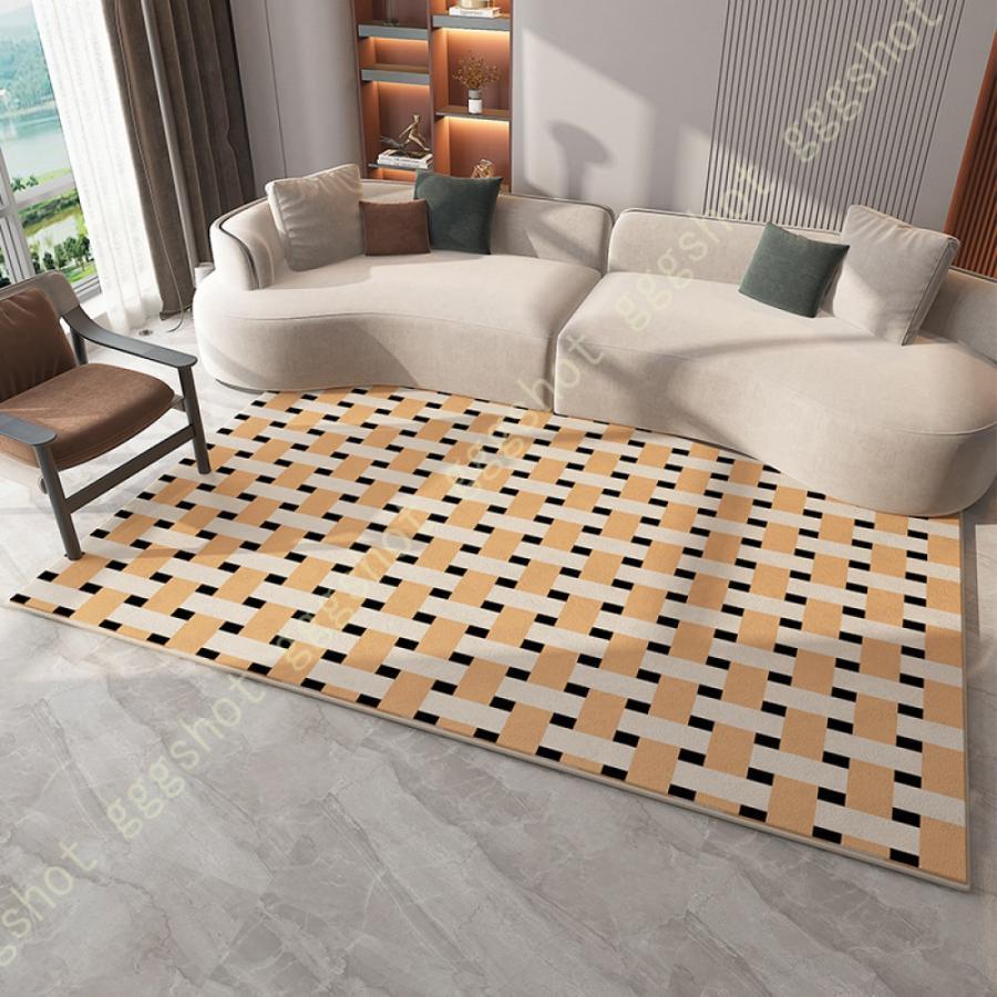 ラグ カーペット 北欧風 厚手 おしゃれ 床暖対応 ホットカーペット対応 柄 1畳 1.5畳 ベルギー モノトーン マット 絨毯 ふわっと手触り 夏 秋 冬