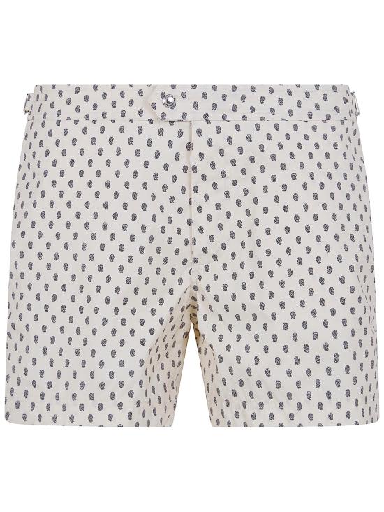 TOMFORD Men Swim Pants BSS001 FMN074 WHITE BLUE