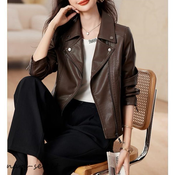 Qoo10] 当店の新商品 レディース革ジャン 本革