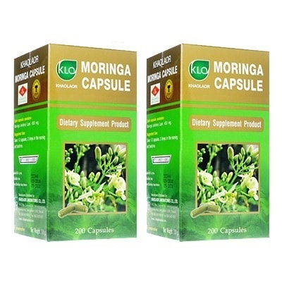 モリンガカプセル200錠　2本　ダイエット　健康維持　 海外発送便商品：日時指定不可　送料無料