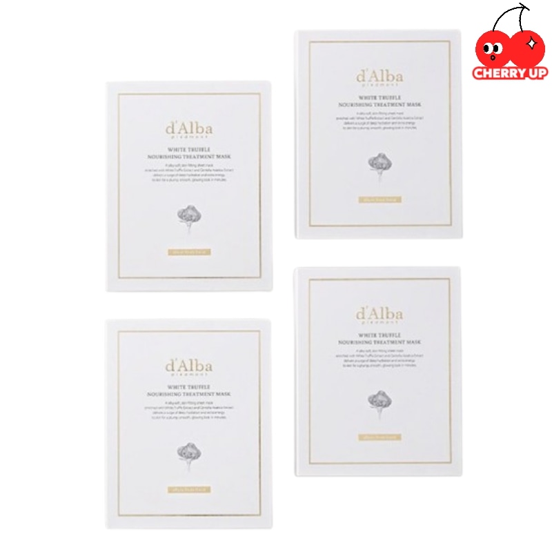 [1+1+1+1販売者のおすすめ]ホワイトトリュフ ナリッシング トリートメントマスク セット (4BOX, 20枚)韓国マスクパック ダルバ マスクパック ダルバパック トリュフパック 肌の栄養