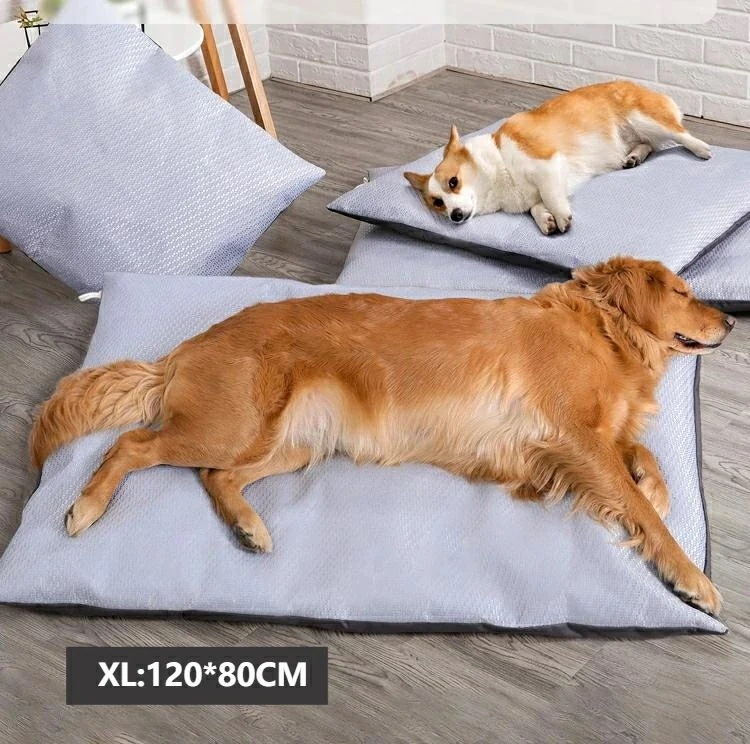 短纳期 XL(120*80cm) ペットマット 犬 ドッグ 接触冷感 冷たい 涼しいクールマット 猫 キャット 暑さ対策 夏 c-chongwu-8333-gg