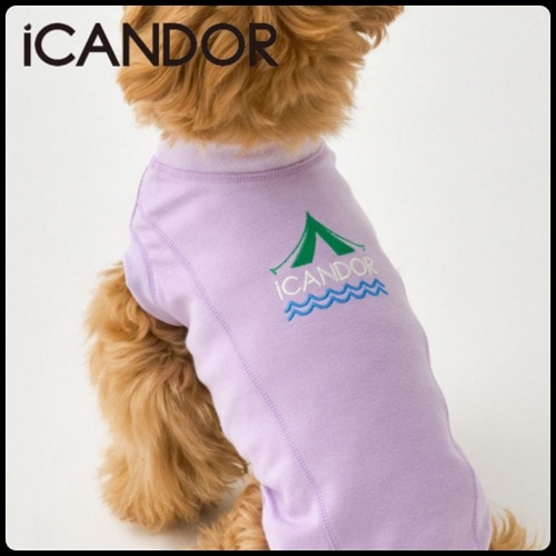 ペット 犬 冷感 服 散歩 NATURE TOP_LAVENDER