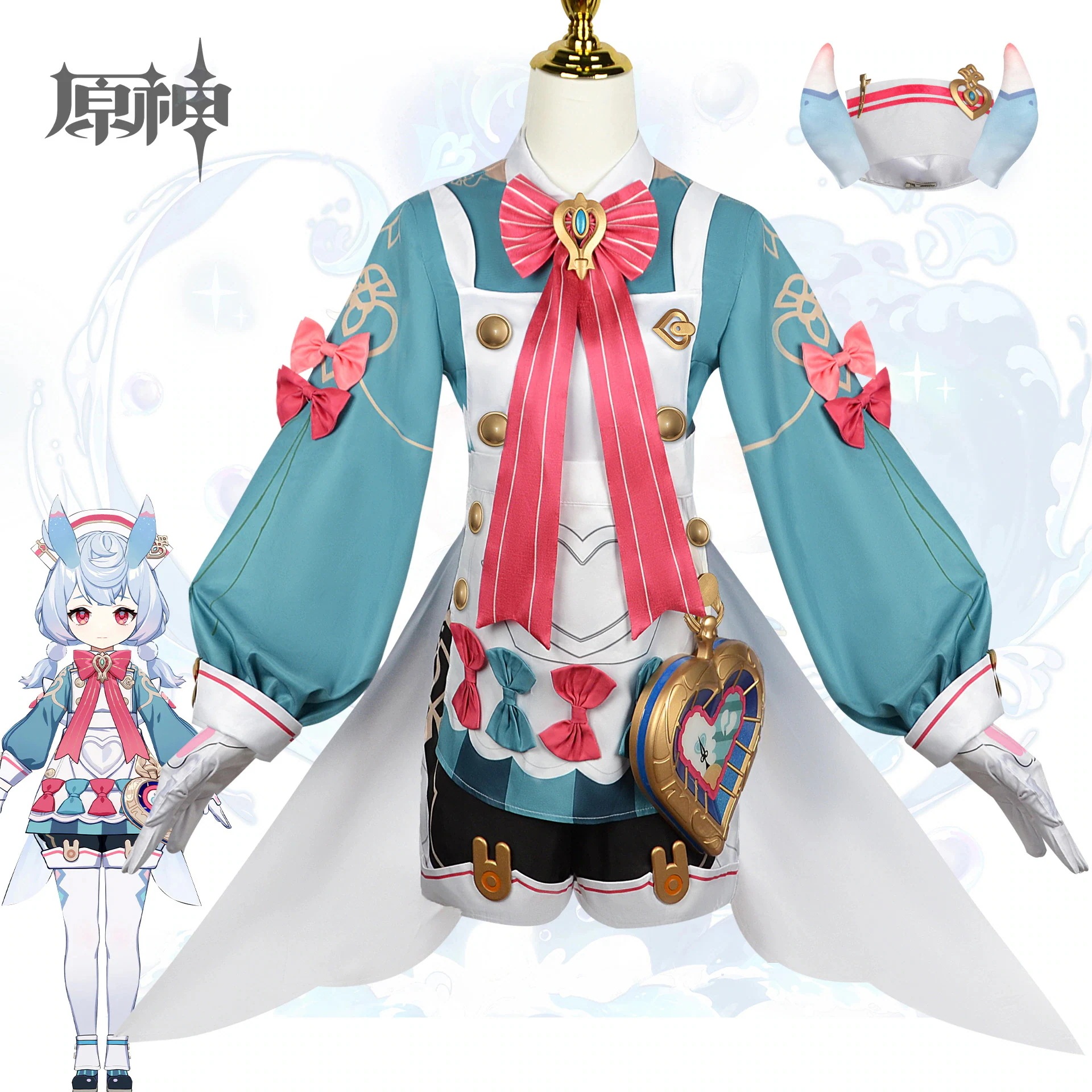 原神 げんしん Genshin シグウィン コスプレ服 Sigewinne 変装 仮装コスプレ衣装 コスチューム ステージ 舞台服 ハロウィン期間限定30％