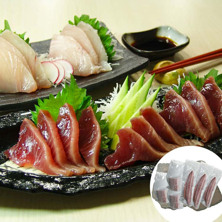 静岡 戻りかつおまぐろ詰め合わせ B とろかつお刺身170g3とろびん長まぐろ刺身140g3 離島は配送不可 3890025 お歳暮 お中元 お土産 ご進物 ギフト 贈り物に最適 4,689円