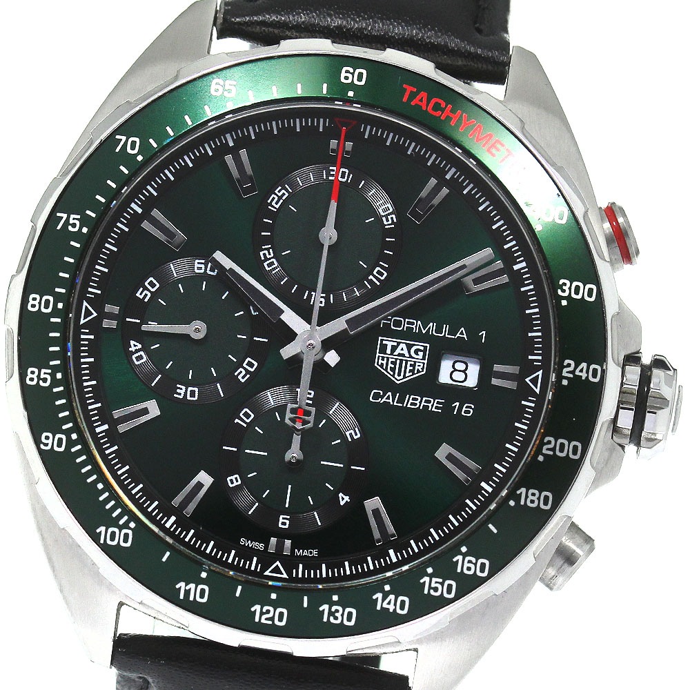タグホイヤー TAG HEUER CAZ2016 フォーミュラー1 クロノグラフ キャリバー16 自動巻き メンズ 良品 箱付き_808154【中古】