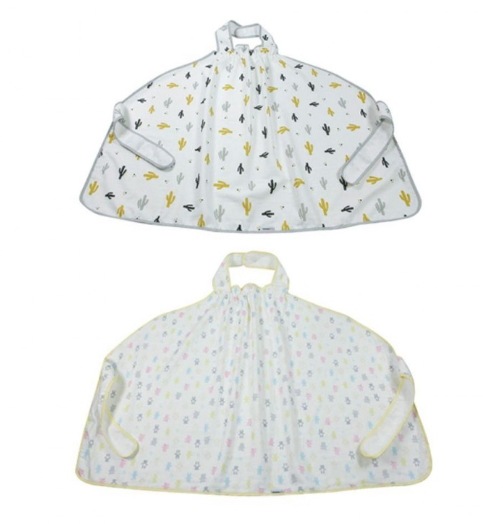 赤ちゃん用バスタオル エプロン型 1枚 綿素材 全身を包めるタオル