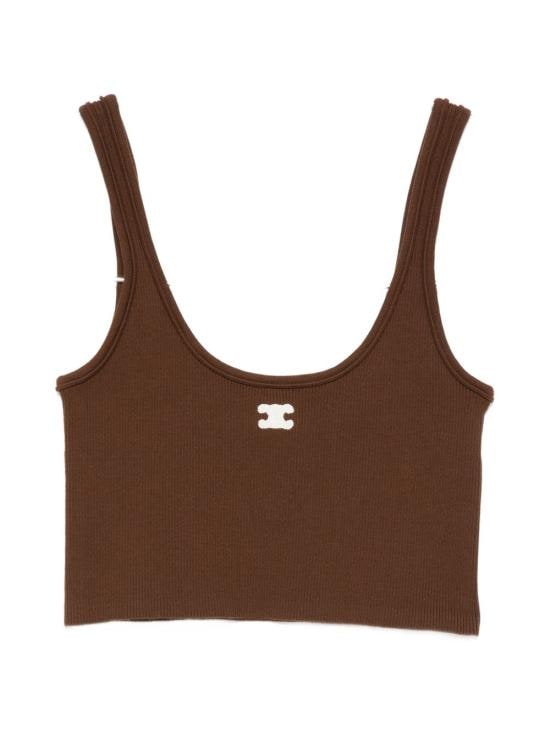 CELINE Women Tops RY0D2D020 19AF Brown