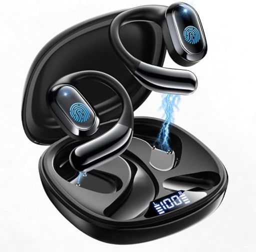 イヤホン BLUETOOTH ワイヤレスイヤホン オープンイヤー イヤホン OWS イヤホン BLUETOOTH5.4 ブルートゥース イヤホン 耳を塞がらない 耳掛け式 長時間再生 自動ペアリング