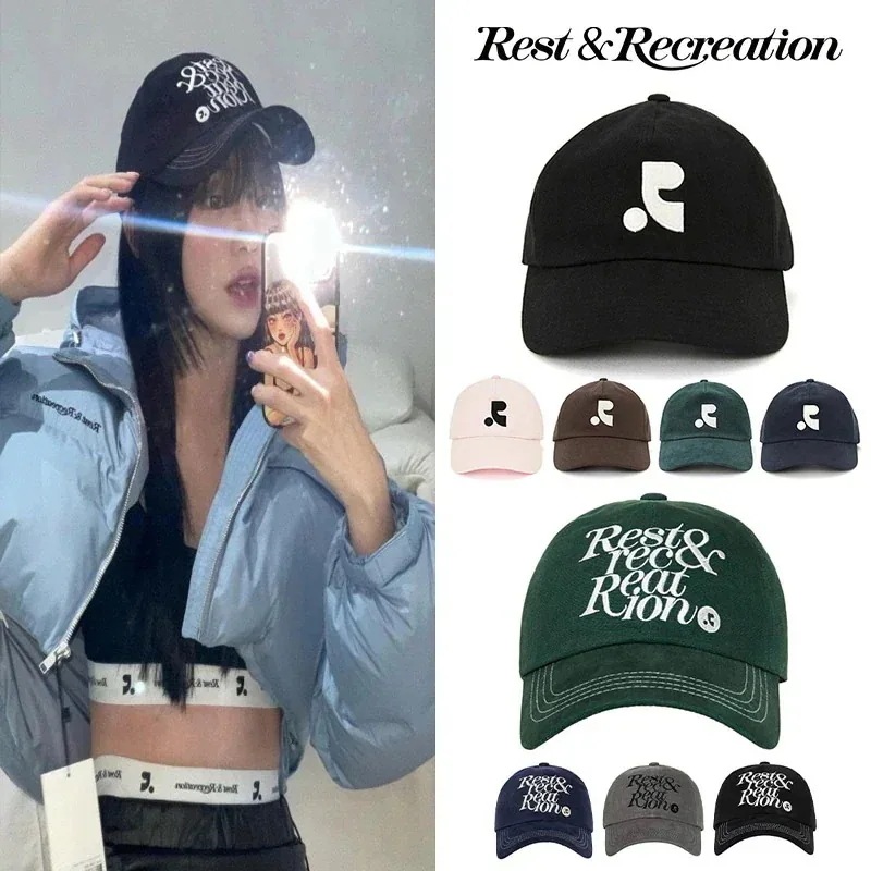 RR LOGO COTTON BALL CAP 韓国人気爆発! 男女兼用/トレンド