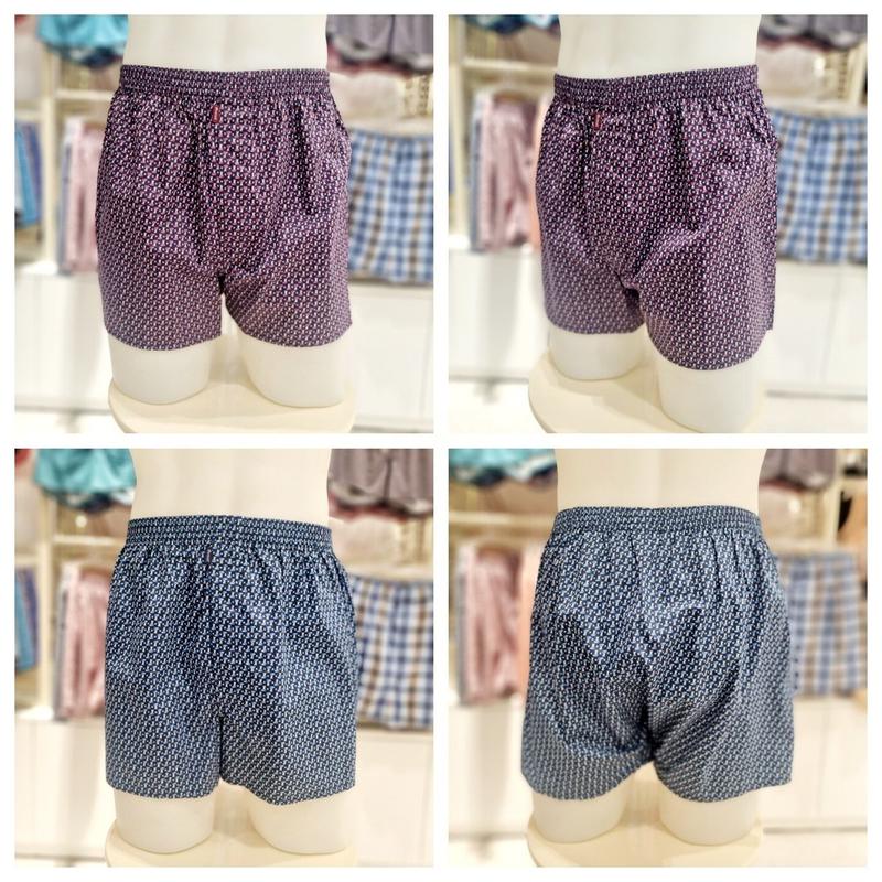 AK水原店 マルチ四角プリント 純綿トランクス TP8988