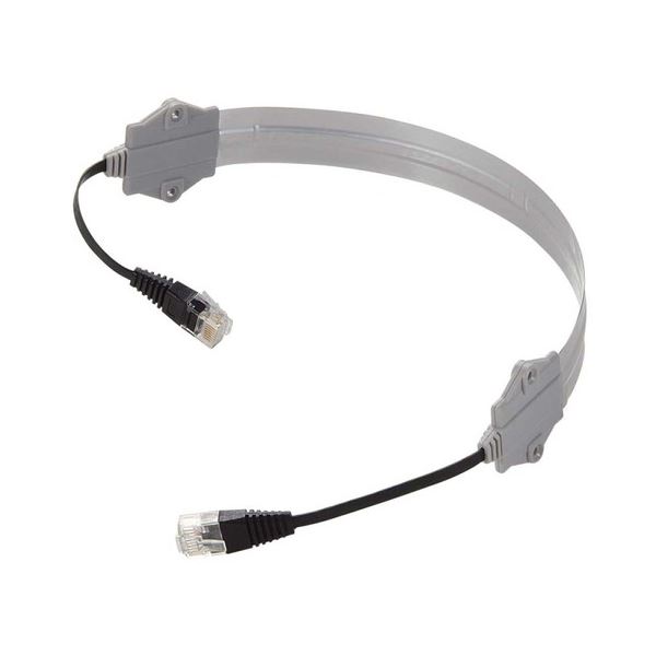 （まとめ）エレコム高耐久すきま用アルミ強化フラットLANケーブル 0.5m LD-VAPF/SV05 1本(×3セット)