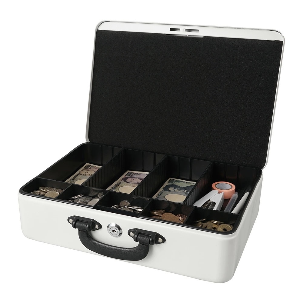 カール事務器 そとレジ 手提げ金庫 キャッシュボックス A4 MR-2700 簡易レジ 持ち歩き 貴重品 セキュリティ 物販 イベント