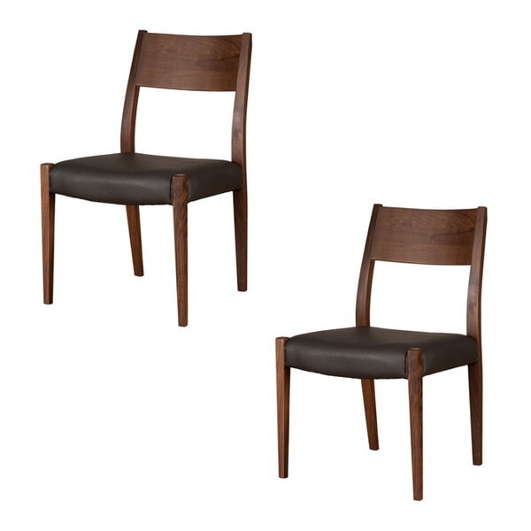 筑波産商 パンテス2 ダイニングチェア 2脚 D WAL/THBK メーカー直送