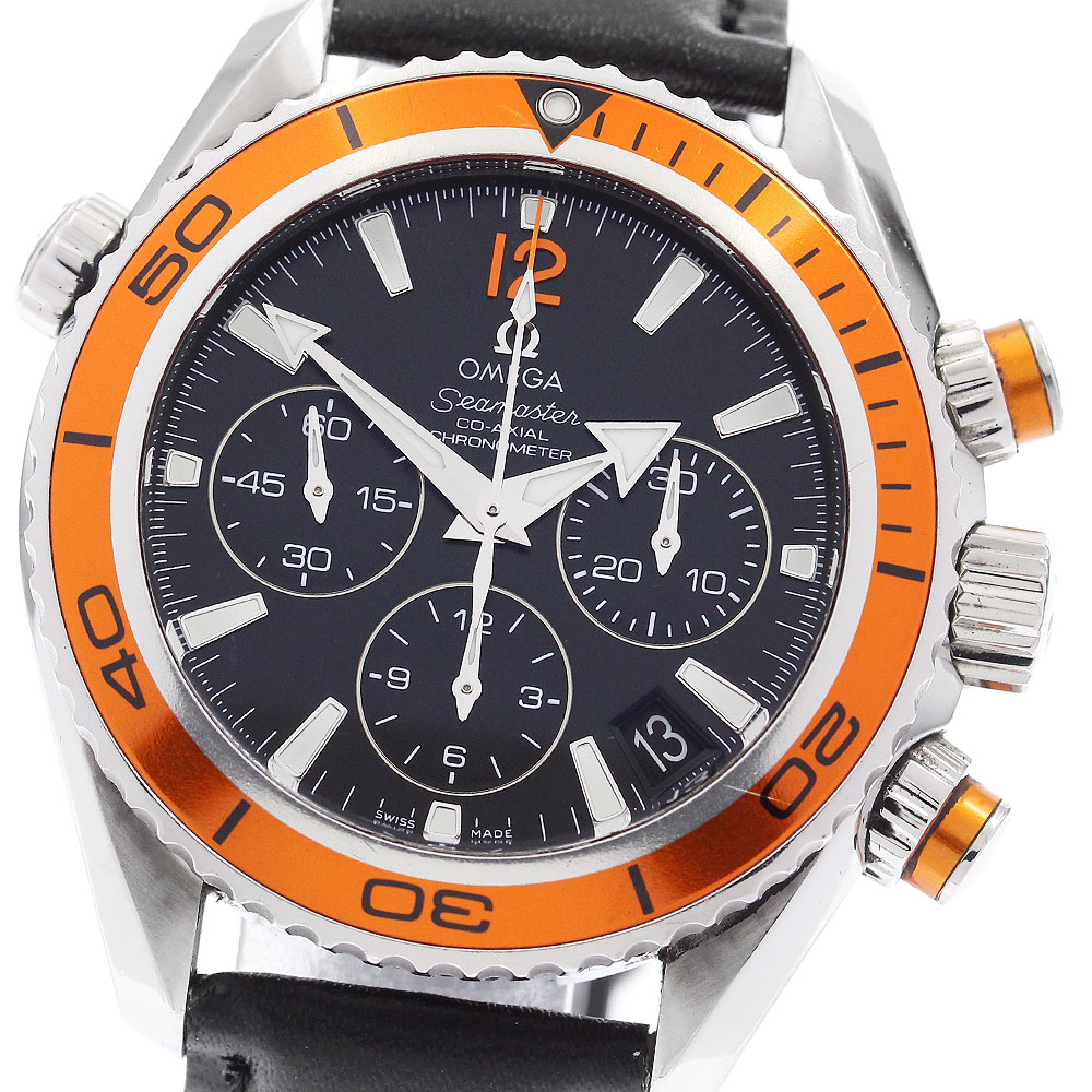 オメガ OMEGA 222.32.38.50.01.003 シーマスター プラネットオーシャン 600M デイト クロノグラフ 自動巻き ボーイズ _888248【中古】