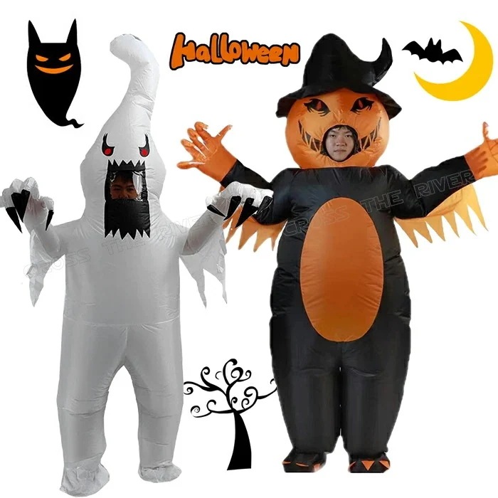 【即納】コスプレ ハロウィン 大きいサイズ メンズ 大人 カボチャ お化け ハロウィン コスプレ レディース ハロウィン 仮装 大人 簡単 大人 ハロウィン 衣装 インフレータブルコスチューム おもし