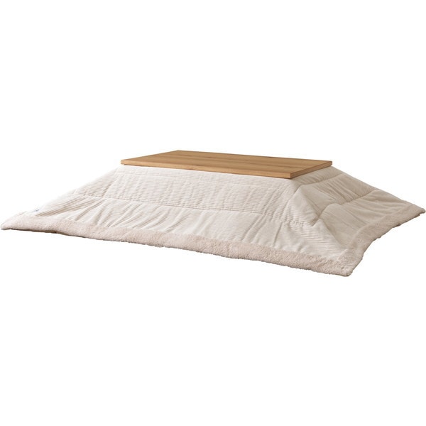 KK-142WH ホワイト 薄掛けコタツ布団 長方形 メーカー直送
