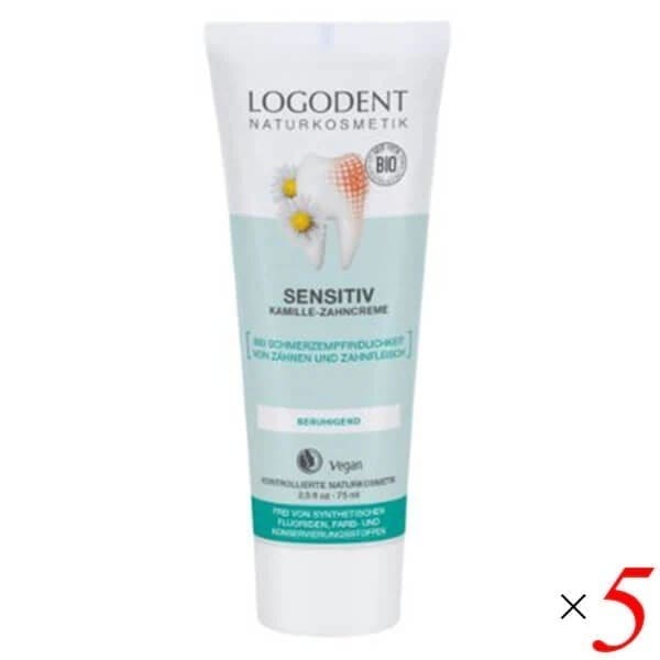 ロゴナ センシティブはみがき 75ml 5本セット 6,482円