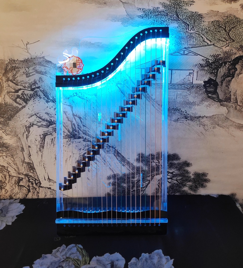 水晶箏 66cm 21弦 中国弦楽器