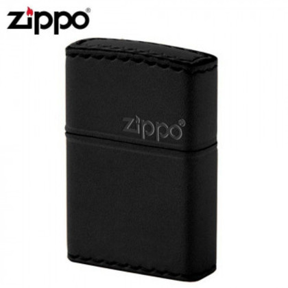 ZIPPO(ジッポー) オイルライター B-5革巻き 横ロゴ ブラック