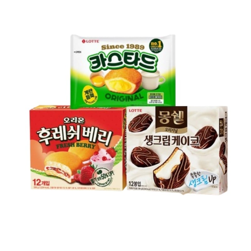 モンシェル生クリーム12個入り+マスタード10個入り+フレッシュベリー12個入り