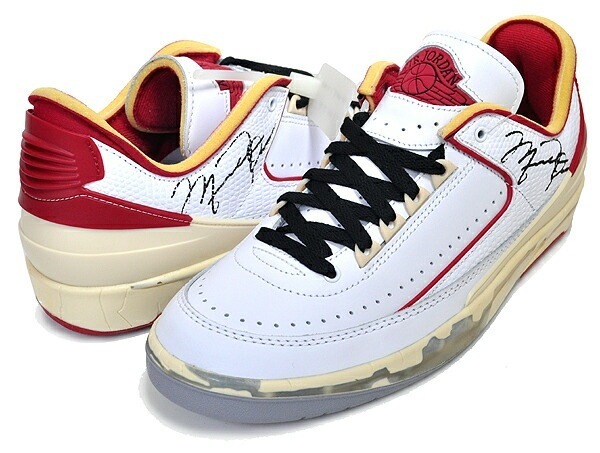 エアジョーダン 2 レトロ SP オフホワイト dj4375-106 ホワイト バーシティ レッド ブラック