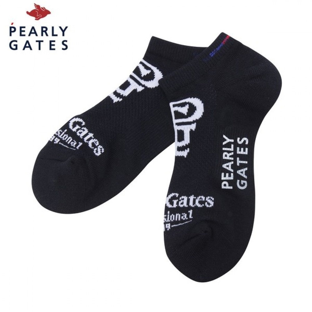 (パリゲイツ) レディースロゴジャカードアンクルソックス