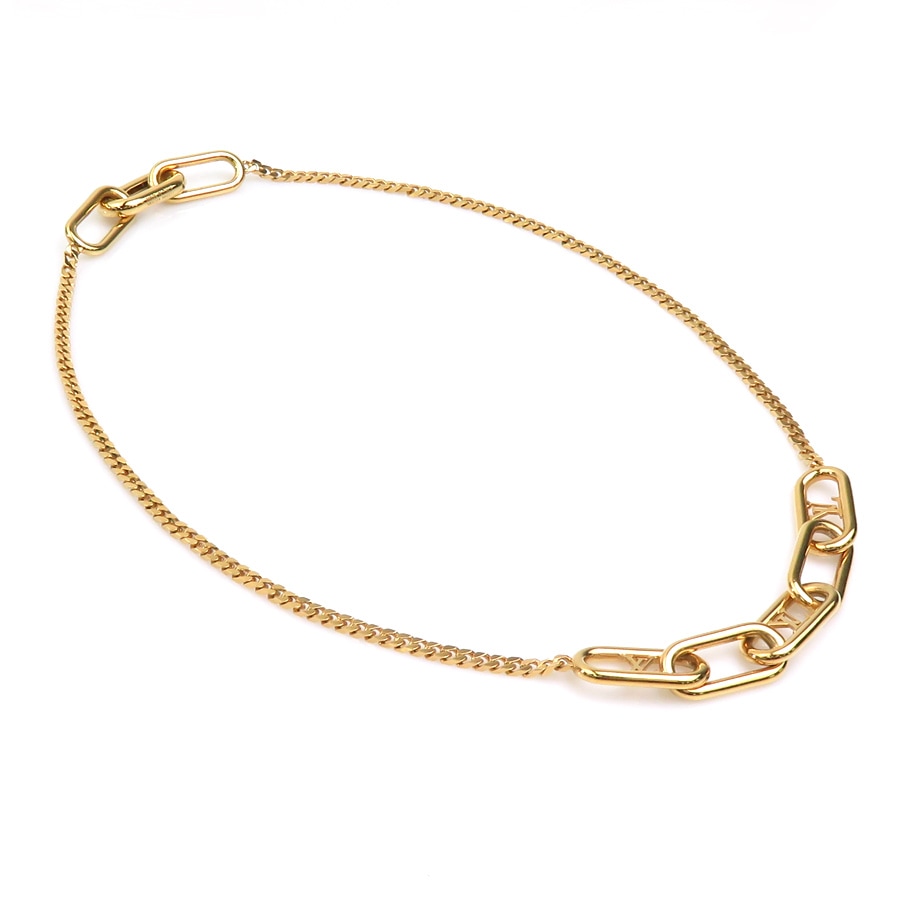ルイ ヴィトン LOUIS VUITTON ネックレス メタル ゴールド メンズ M00324 55827k