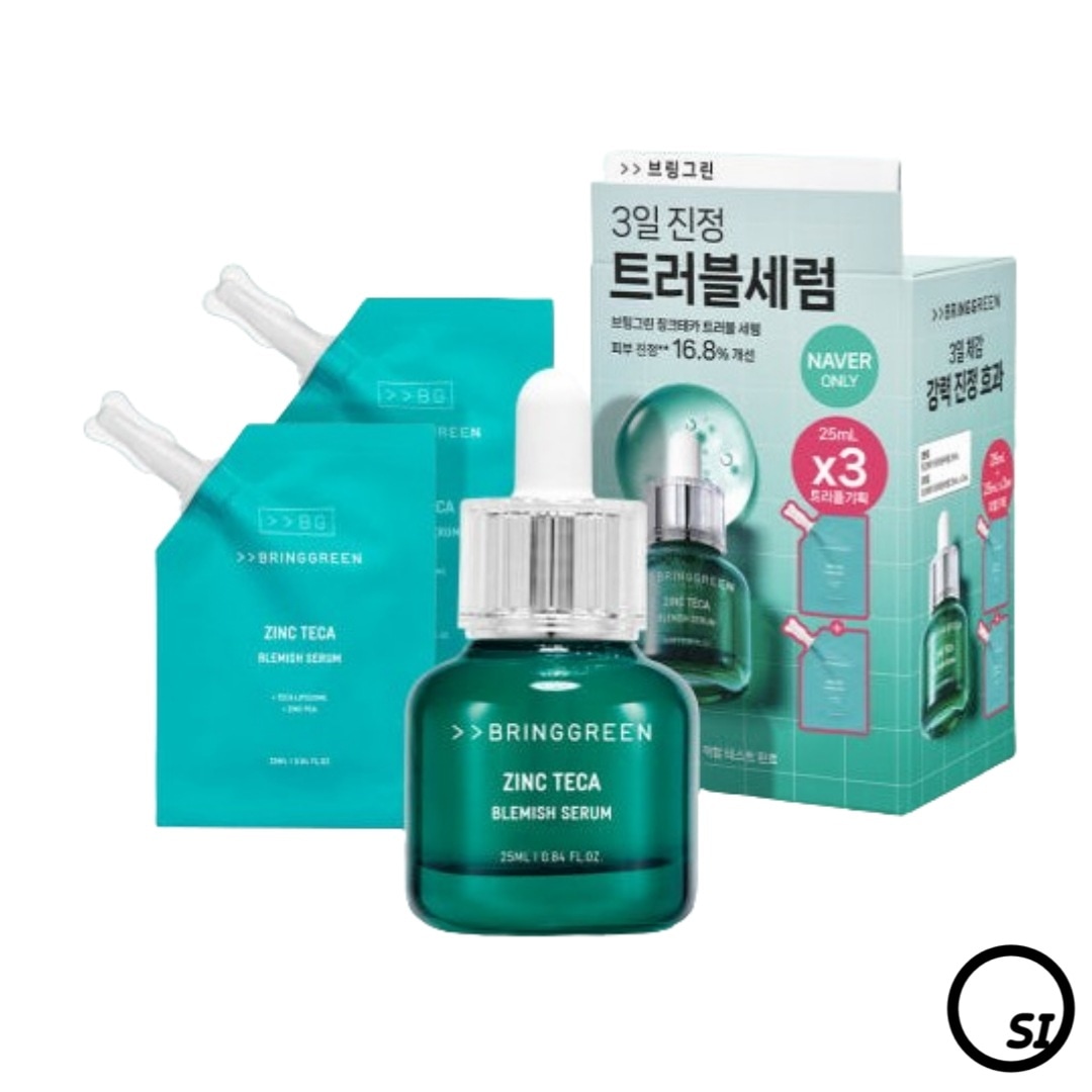 【2+1】ジンクテカ トラブル セラム 25ml+25ml+25ml