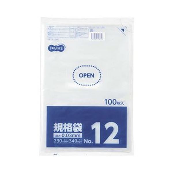 （まとめ）TANOSEE 規格袋 12号0.03x230x340mm 1パック（100枚）[x50] 19,745円