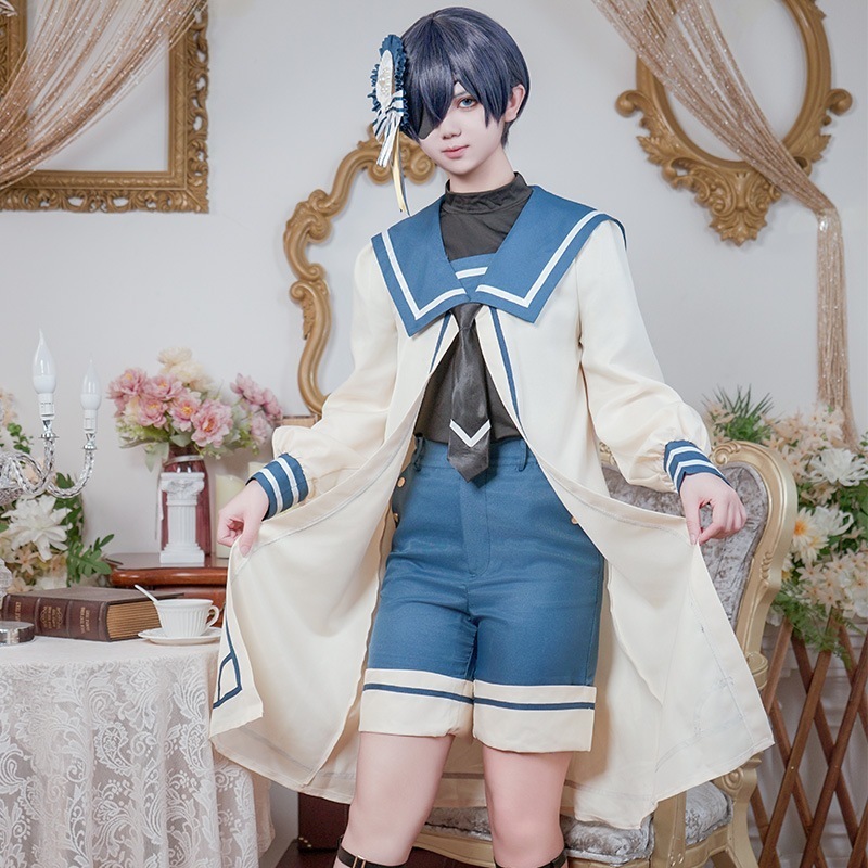 コスプレ コニチワ 黒執事 チャーボソースホタテセーラー服衣装
