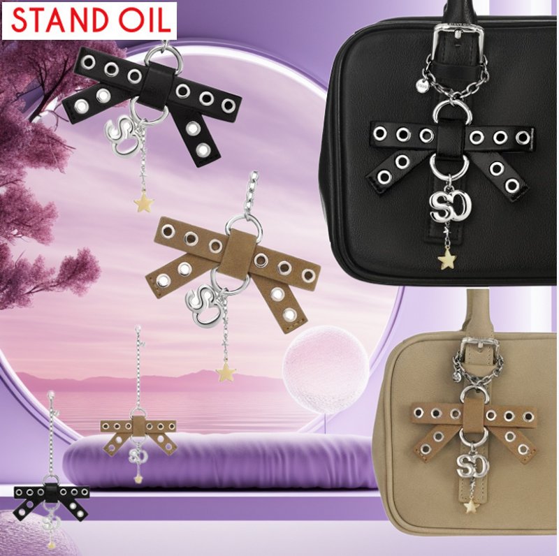 Bow Charm Keyring 2色